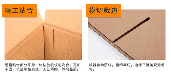 紙箱精工粘合，模切裁邊